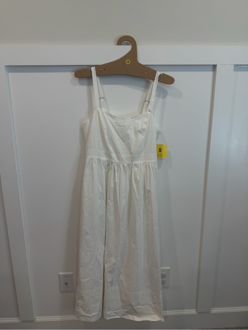 NWT White Spaghetti-Strap Sundress